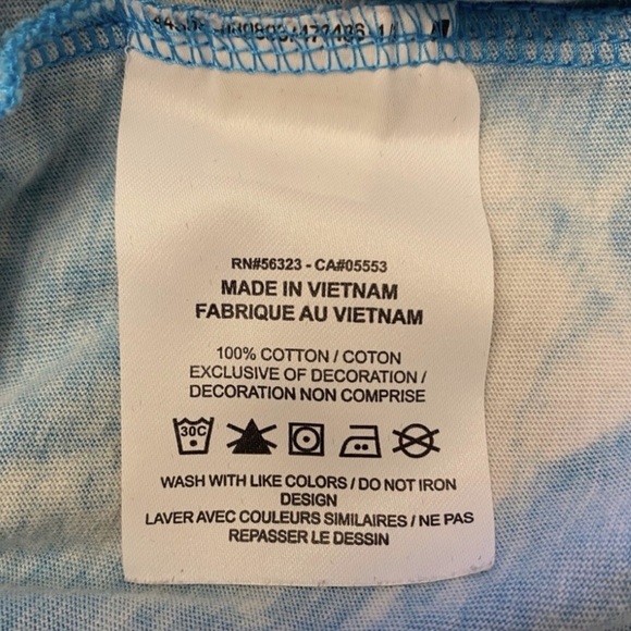 Nike Blue Tie-Dye T-Shirt - Picture 3 of 3